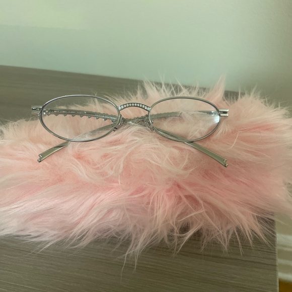 GENTLE MONSTER Silver Crystal Glasses - Picture 2 of 4